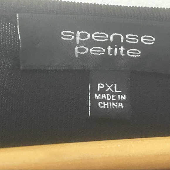 Spense black cardigan with Frills Women’s Petite Size XL Corporate Goth - Picture 6 of 11